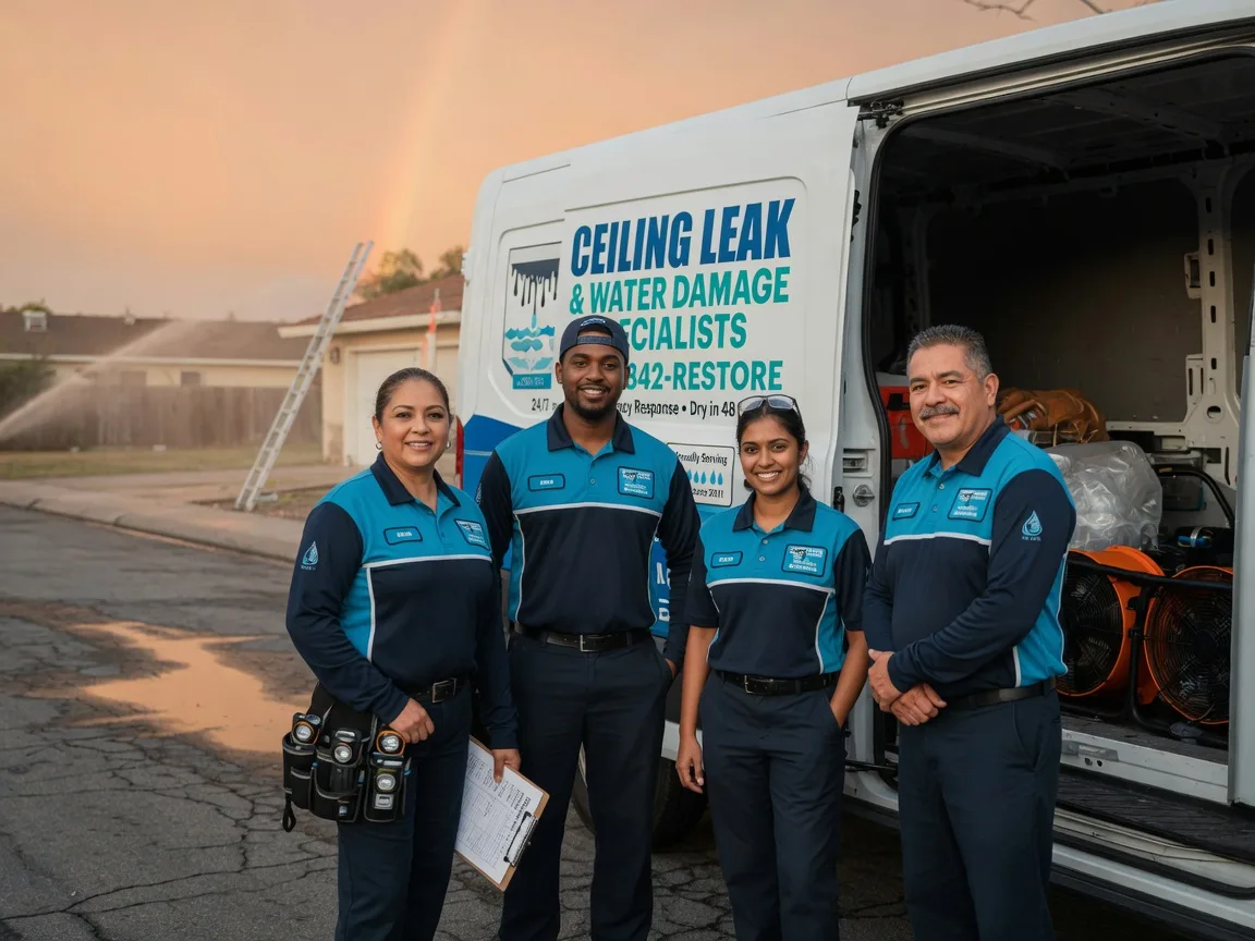 Ceiling Leak Cleanup company in Hedrick, IA